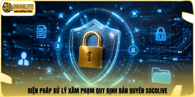 Biện pháp xử lý xâm phạm quy định bản quyềnSocolive