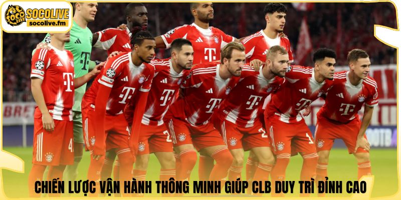 Chiến lược vận hành thông minh giúp CLB duy trì đỉnh cao